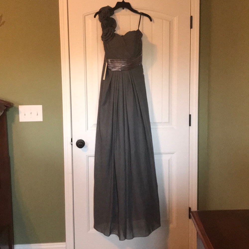 Beautiful dark grey bridesmaid/formal dress!!